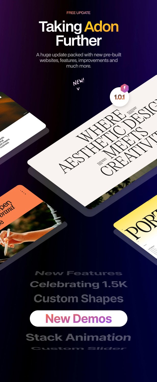 Adon – Creative Agency Portfolio WordPress Theme