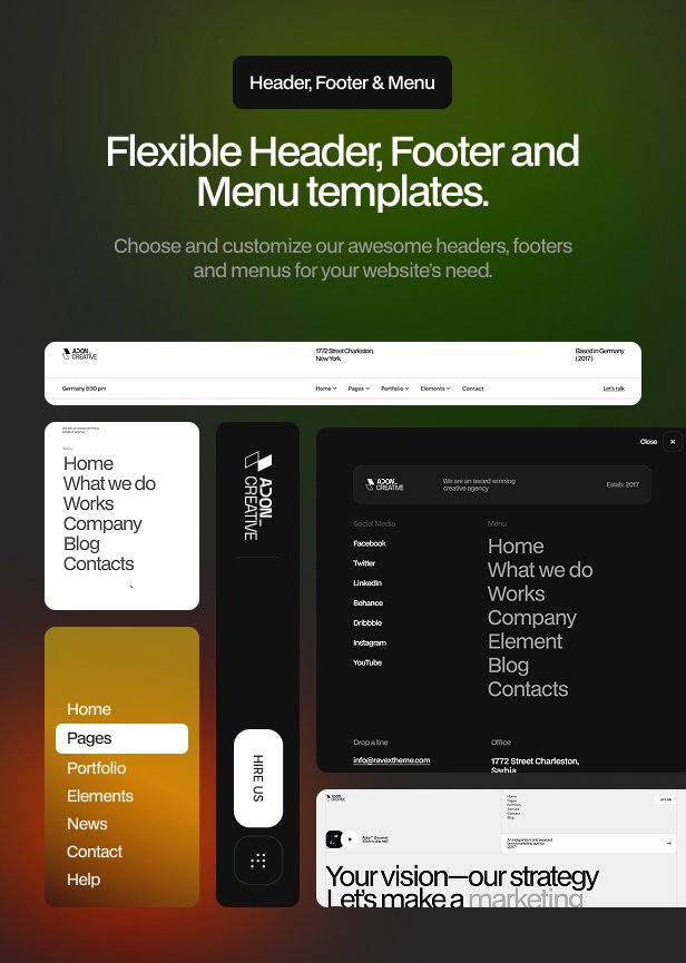 Adon – Creative Agency Portfolio WordPress Theme - 8