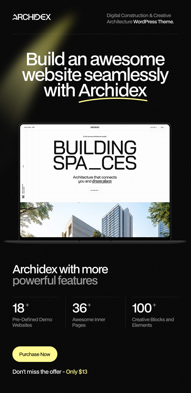 Archidex - Architecture Interior WordPress Theme - 2
